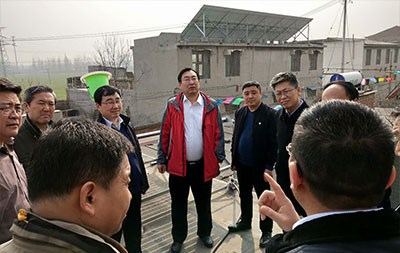 南牛家莊村煤改電項目接受各級領(lǐng)導的檢驗